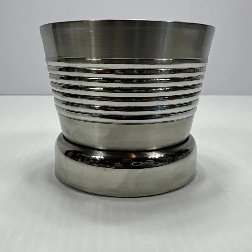 Classic Design Wine‎ Bottle Coasters Cooler Chiller Stainless Steel Heavy Base